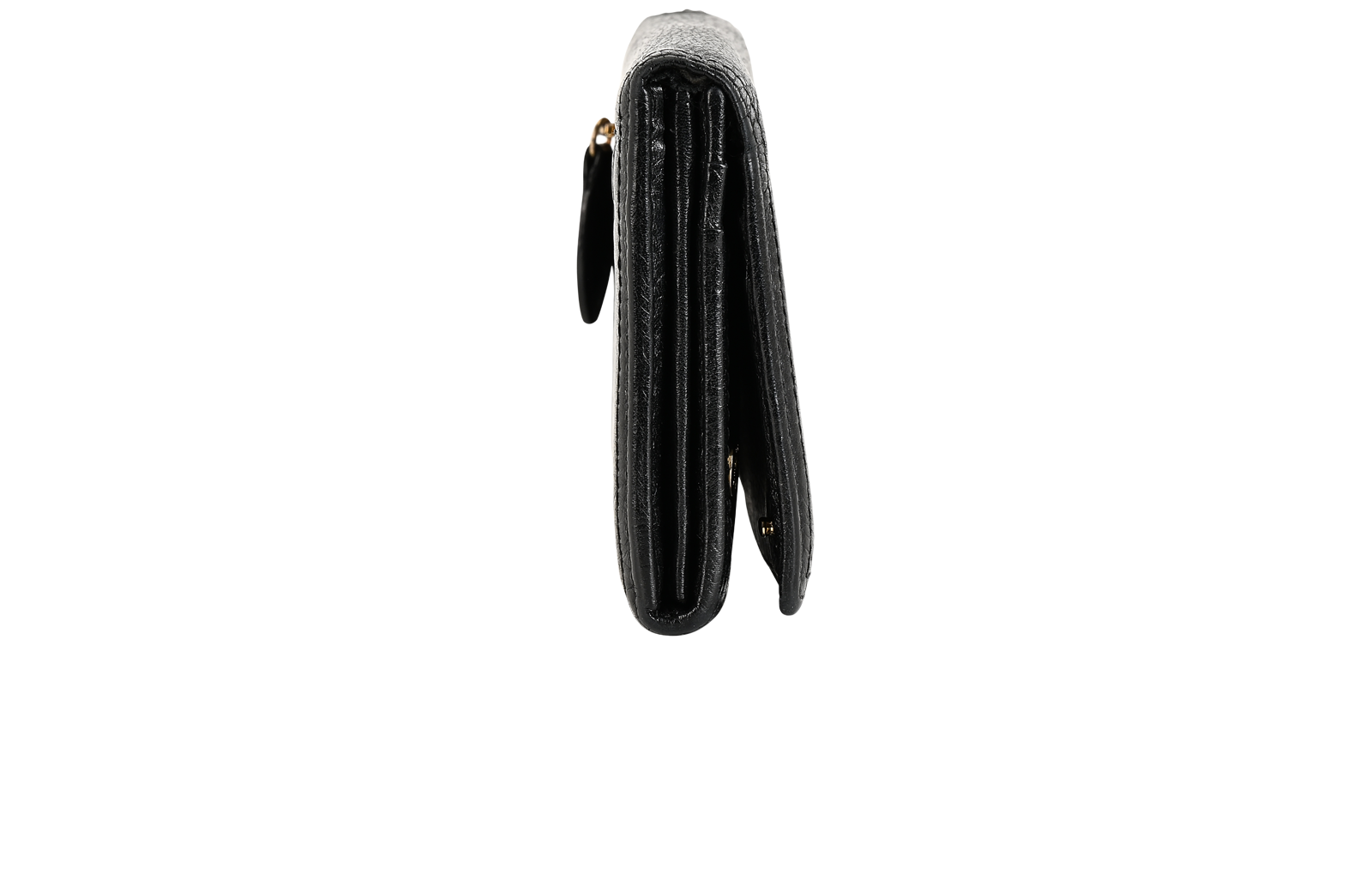 Mulberry Daria Continental Wallet, &pound;75, Accessories, Black, Leather, Side view